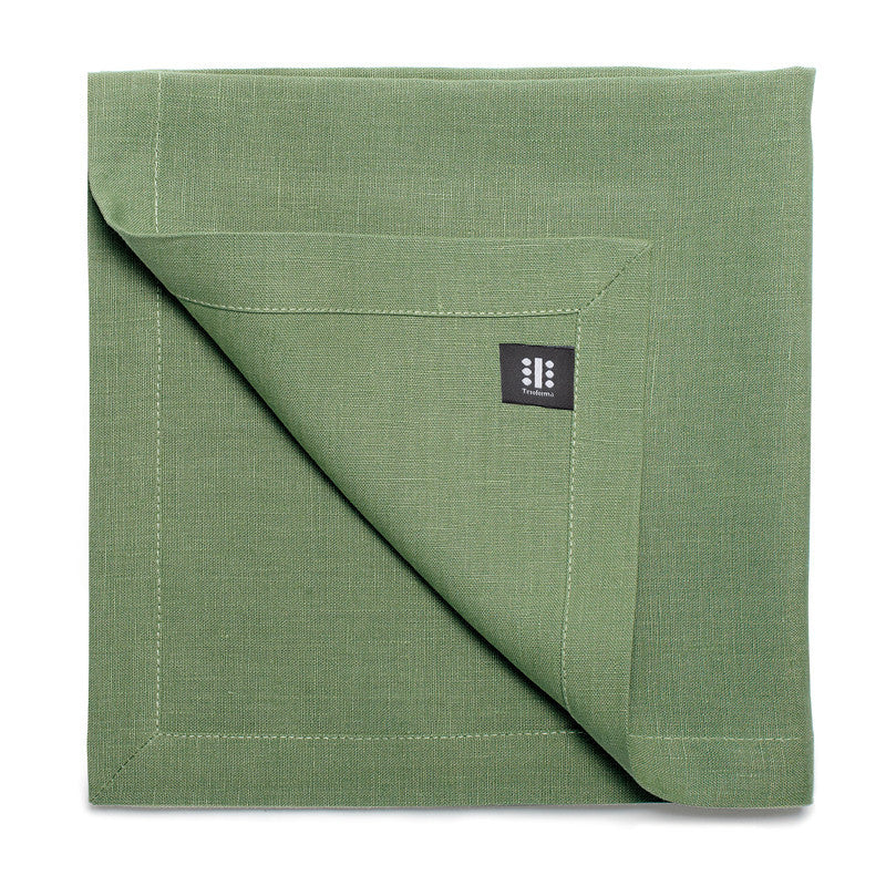 Pure Linen Large Napkin - Meadow Green