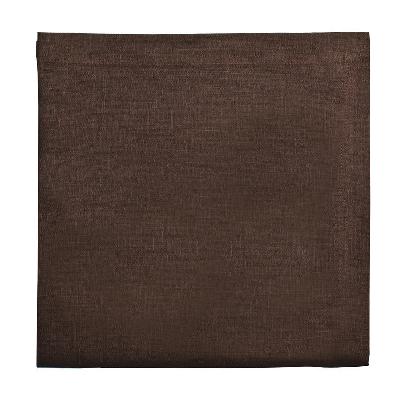 Pure Linen Large Napkin - Deep Brown