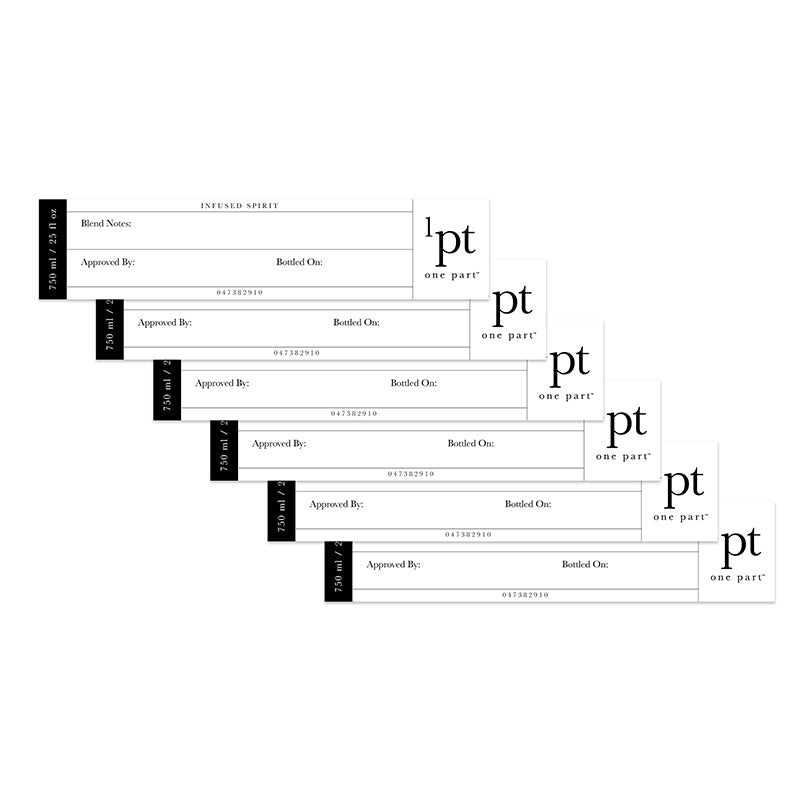 1pt Bottle Labels
