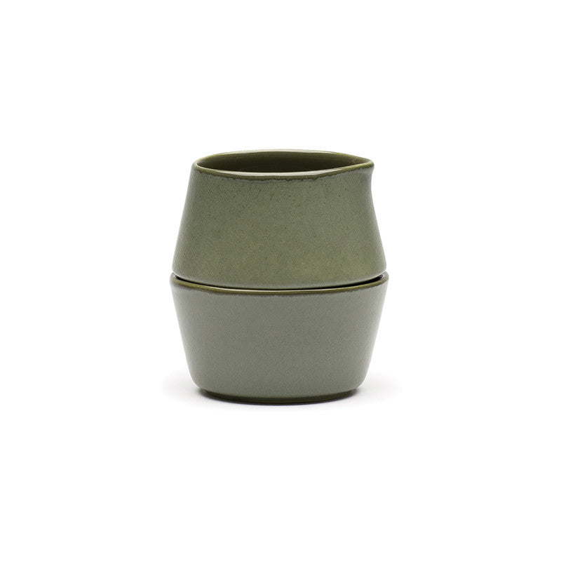 Avva Pinch&Pour Bowls - Olive Green