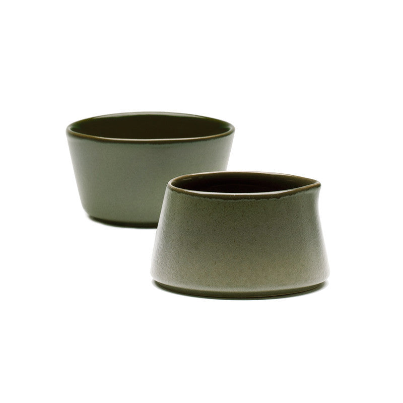 Avva Pinch&Pour Bowls - Olive Green