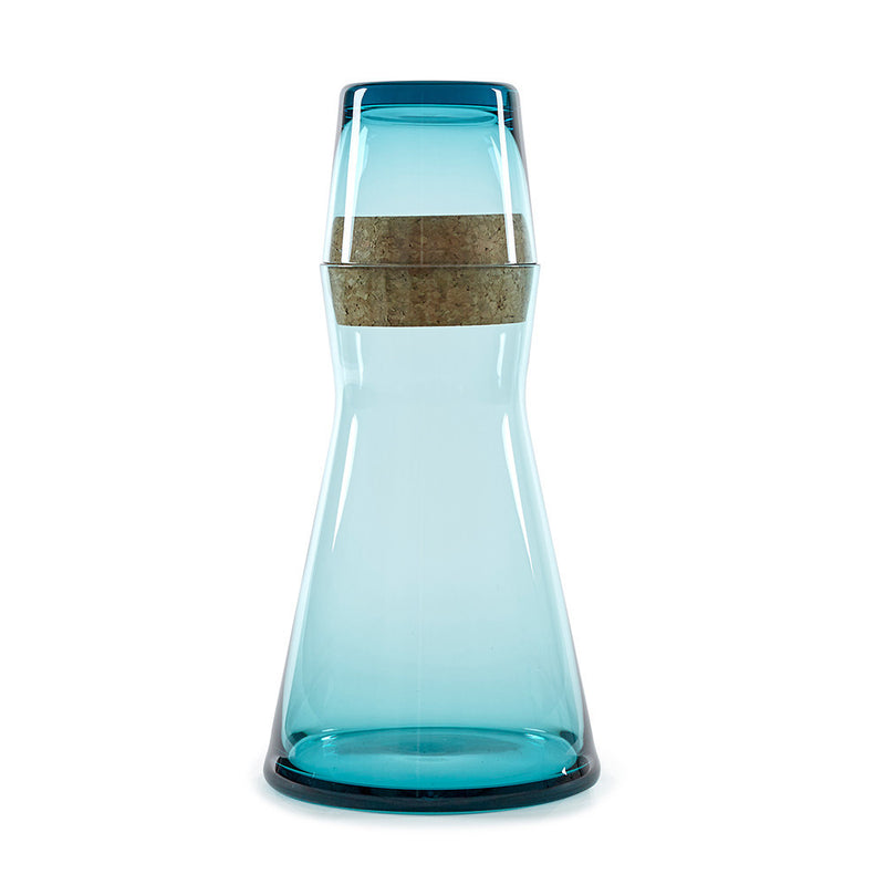 Avva Carafe & Stopper Blue | Teroforma