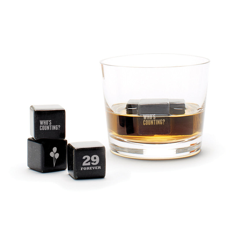 Whisky Stones Icon - Happy Birthday (29 Forever!)