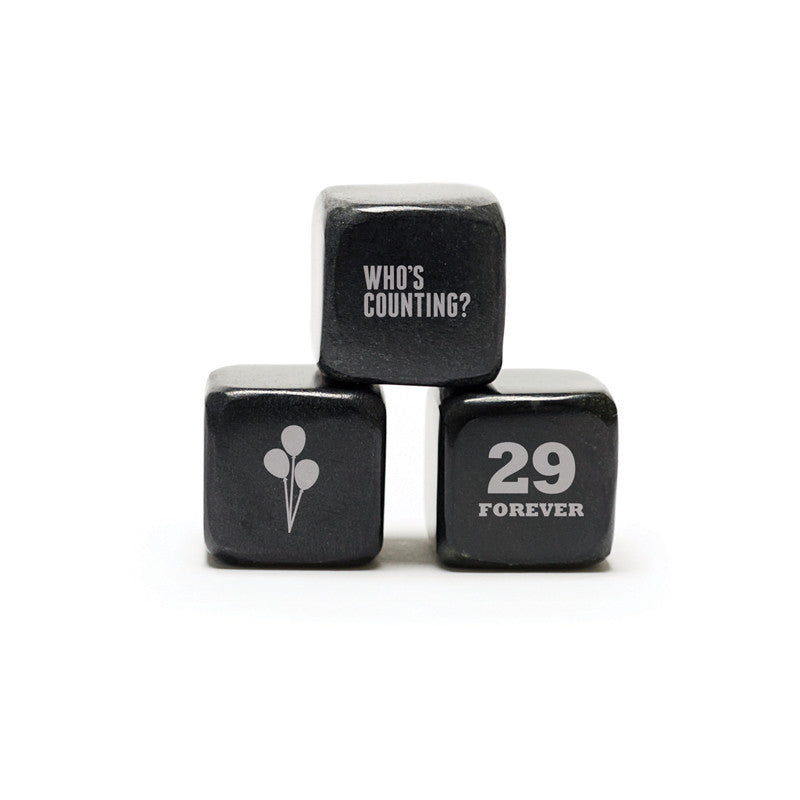 Whisky Stones Icon - Happy Birthday (29 Forever!)