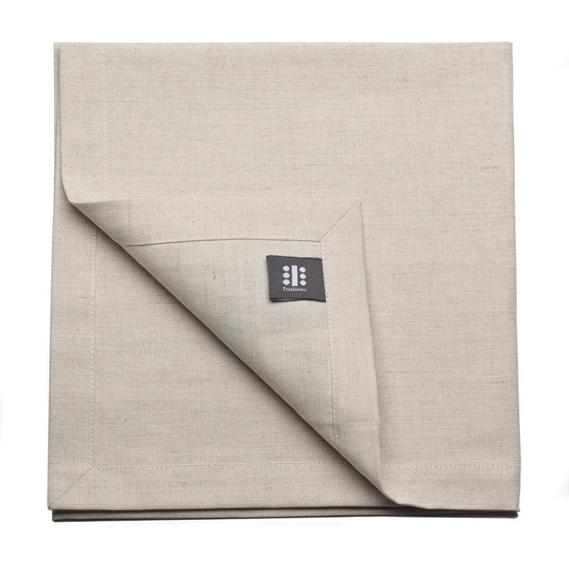 Blended Linen Large Napkin - Soft White