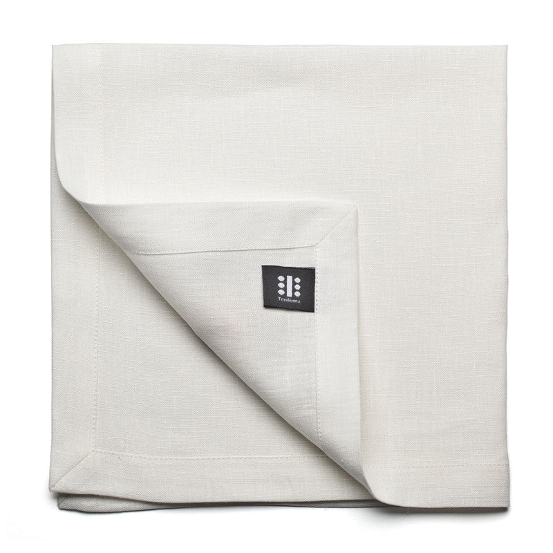 Pure Linen Large Napkin - Soft White