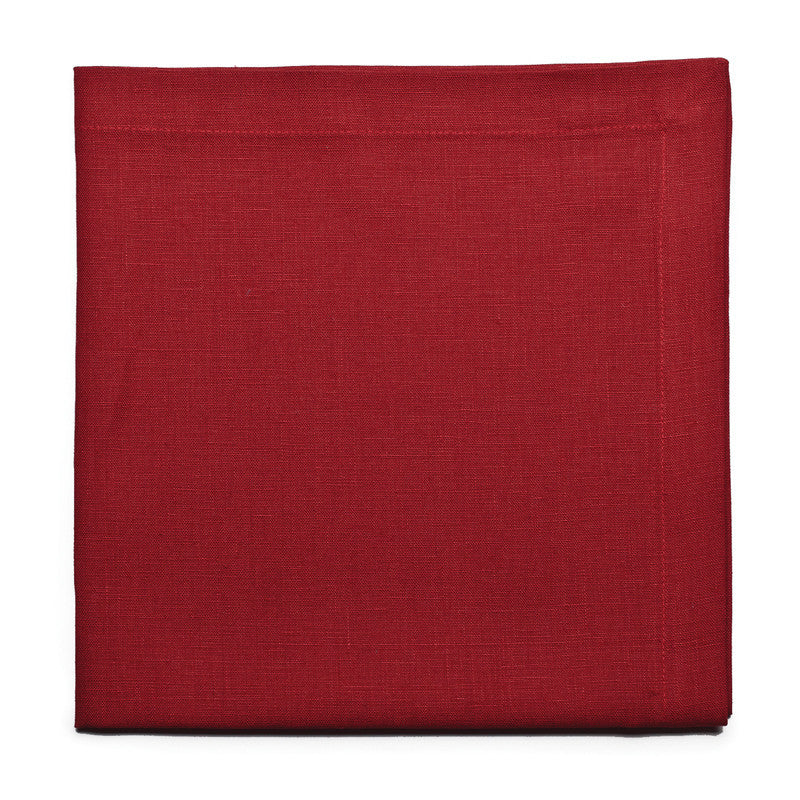 Pure Linen Large Napkin - Pure Red