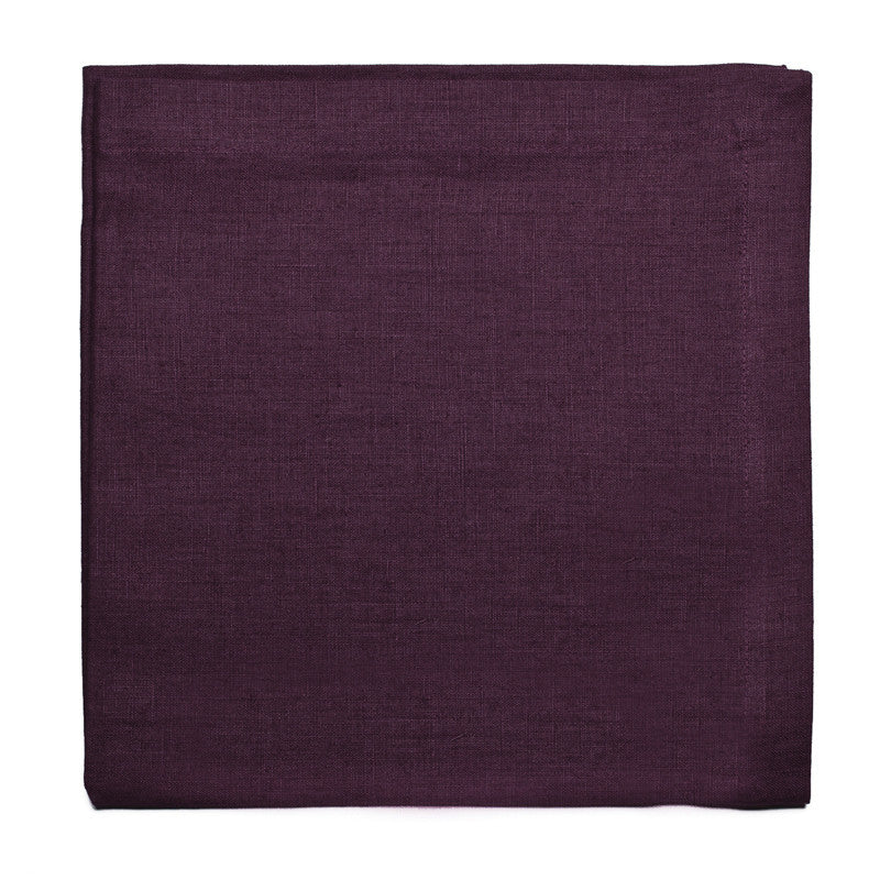 Pure Linen Large Napkin - Rich Purple 