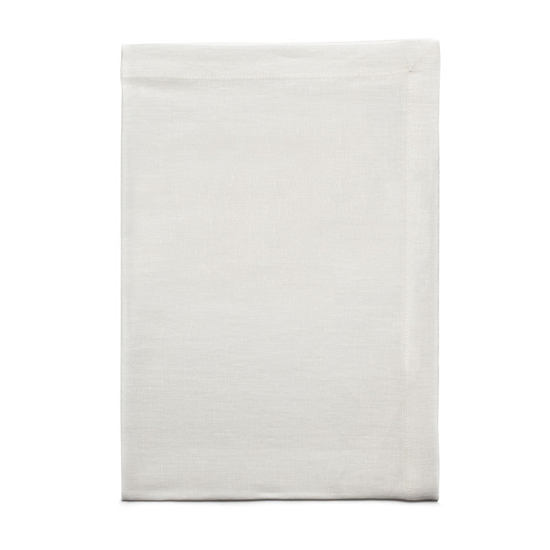 Pure Linen Cross Runner - Soft White | Teroforma