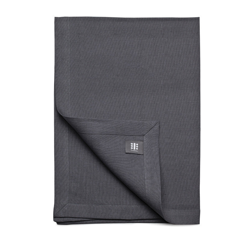 Pure Linen Cross Runner - Slate Gray | Teroforma